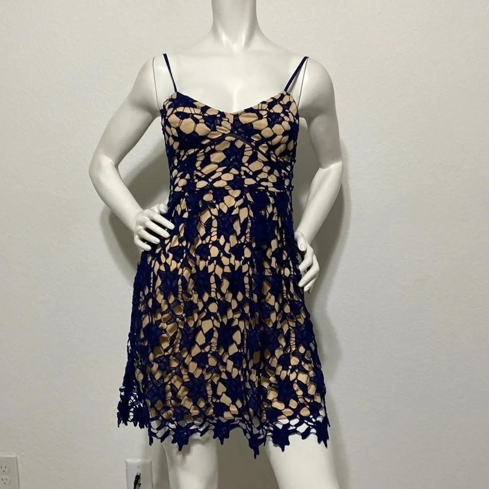 Dina be Blue Lace Dress